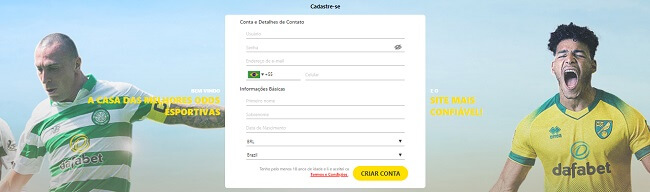 Dafabet Brazil Processo de Registro